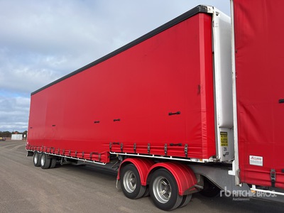 2001 MaxiTrans 12.9 m Bogie/A Step Deck Remorque pour rideaux latéraux