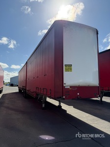 2004 MaxiTrans 8.4 m Tri/A B-Double Lead Step Deck Curtain Side Trailer