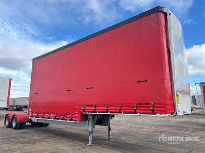 2001 MaxiTrans 8.2 m Bogie/A B-Double Lead Step Deck Remorque pour rideaux latéraux