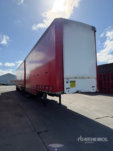 2001 MaxiTrans 8.4 m Tri/A B-Double Lead Step Deck Curtain Side Trailer