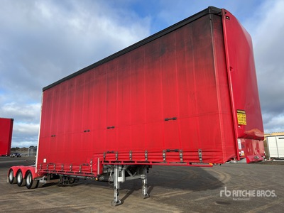 2006 Krueger 8.3 m Tri/A B-Double Lead Step Deck Remolque con Lona