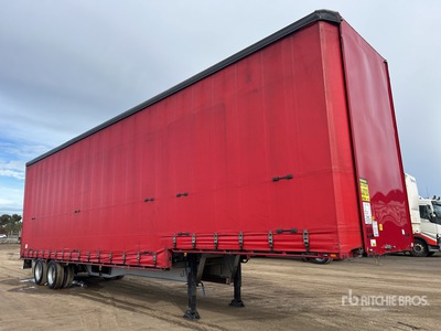 2002 MaxiTrans 13 m Bogie/A Step Deck Remolque con Lona