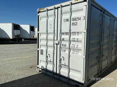 2025 40 ft High Cube Multi-Door Storage Container