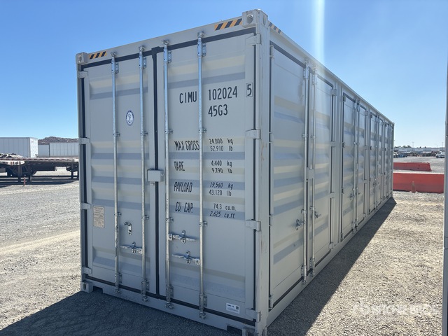 2025 40 ft High Cube Multi-Door Storage Container