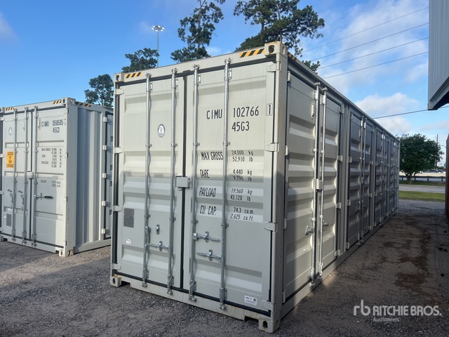 2025 40 ft High Cube Multi-Door Storage Container