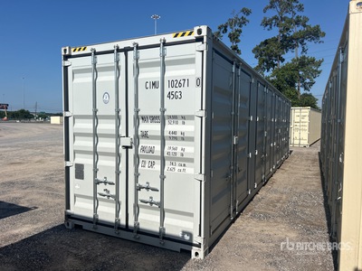 2025 40 ft High Cube Multi-Door Storage Container