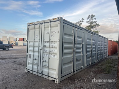 2025 40 ft High Cube Multi-Door Contenedor de almacenamiento