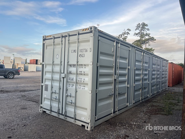2025 40 ft High Cube Multi-Door Storage Container
