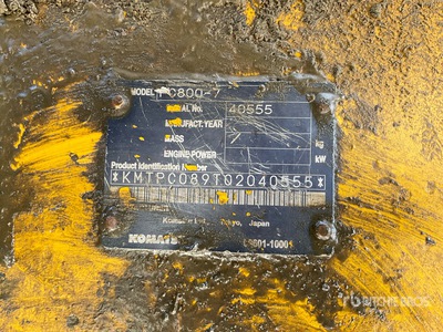Komatsu PC800 Tracked Excavator