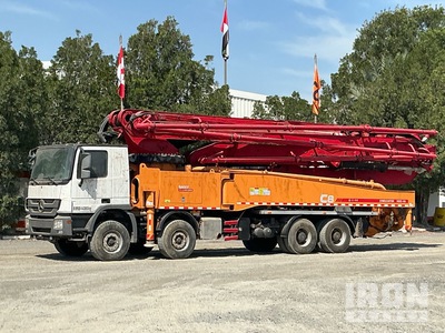 2021 Sany SYM5449THBE 56 m on 2021 Mercedes-Benz Arocs 4146E6 8x4 Concrete Pump Truck
