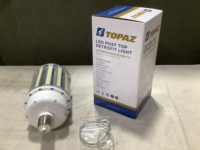 (20) Topaz LPTHB120/850/EX39-74 LED Post Top Retrofit Lights