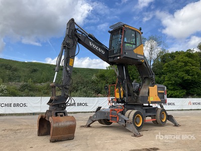 2018 Volvo EW160E Wheel Excavator