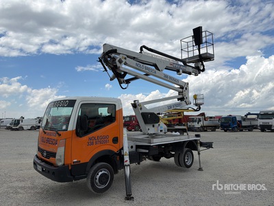2011 CMC TBX200 20 m on 2011 Nissan Cabstar Bucket Truck