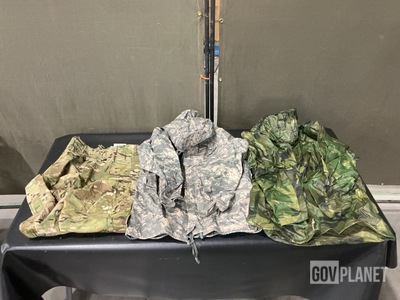 (18) Wet Weather Parkas, (34) Cold Weather Parkas & Assorted Items