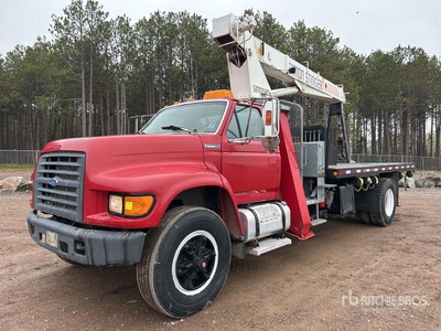 Simon-Ro Tc-2047 20000 lb Straight Boom on 1996 Ford F800 4x2 Camión Grúa