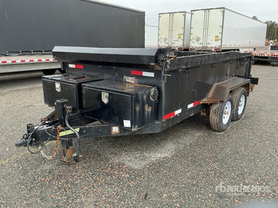 2012 Linkletter 12 ft T/A Dump Utility Trailer