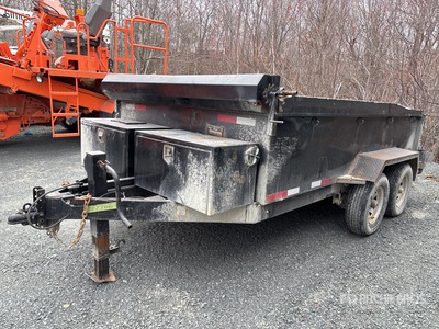 2012 Linkletter 12 ft T/A Dump Utility Trailer