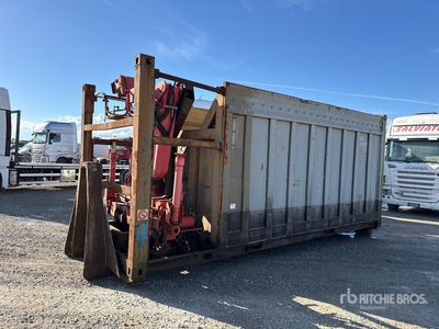 Roll-off w/crane Waste Container