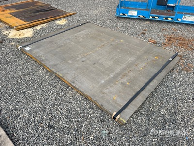 Kit Containers 6 ft x 8 ft (0.75 in Thick) Road Steel Plates (Unused)