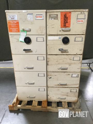 Surplus 2 Mosler 5 Drawer Safes In North Las Vegas Nevada