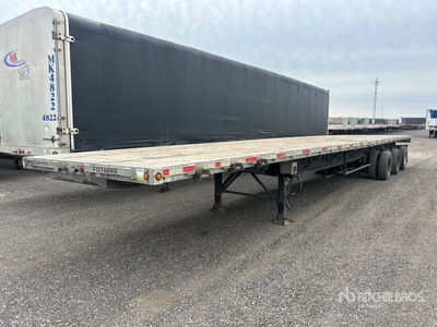 2014 Lode King 53 ft Tri/A Flatbed Trailer