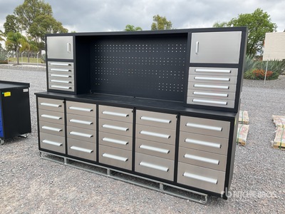 2026 Suihe NWB-H30DS-10 9 ft 9 in 32-Drawer Banco Gabinete de Herramientas (Sin Usar) / Panca da Lavoro (Unused)