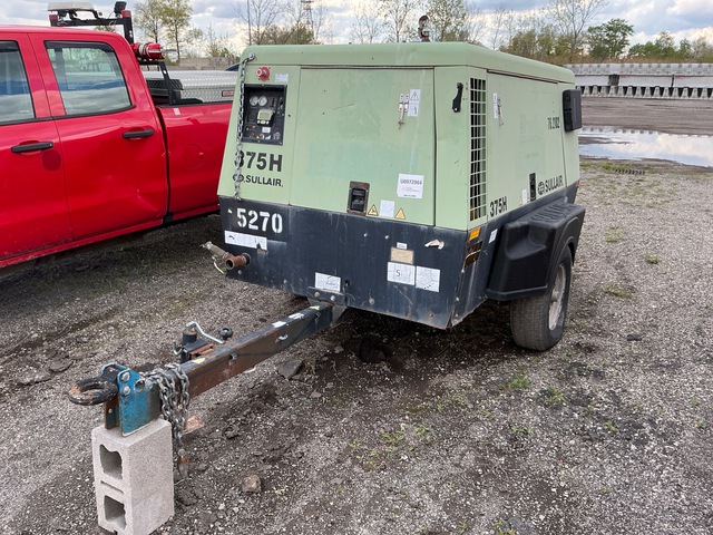 2012 Sullair 375H JD3 375 cfm Mobile Air Compressor 2012 Sullair 375H JD3 375 cfm Mobile Air Compressor