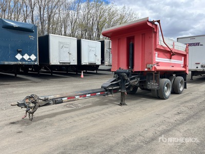 1987 13 ft T/A Tag alone Remolque banera