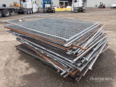 Quantity of 90 in x 76 in Site Fence
