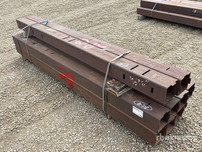 Quantity of (10) Steel Tubing أنابيب متنوعة