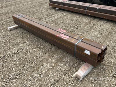 Quantity of (4) Steel Tubing أنابيب متنوعة