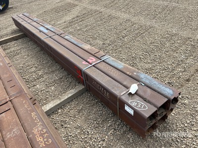 Quantity of (6) Steel Tubing أنابيب متنوعة