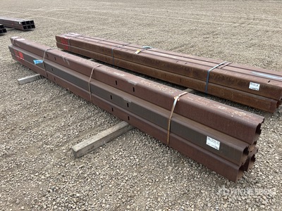 Quantity of (5) Steel Tubing أنابيب متنوعة
