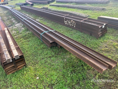 Quantity of (1) Bundle of 6 in 9.0 A992/A572-50 40 ft Wide Flange Beams