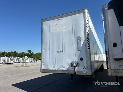 2012 Wabash 53 ft x 102 in T/A Van Trailer