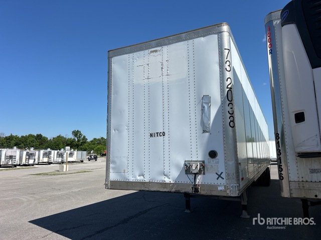 2012 Wabash DVCVHPC 53 ft x 102 in T/A Van Trailer