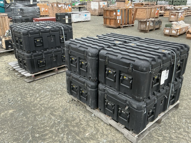 (8) Pelican Hardigg Storage Cases