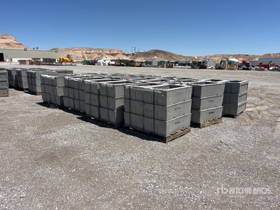 Quantity of (12) Pallets of 3 ft x 2 ft x 1 ft Concrete Electrical Boxes