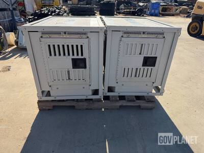 lot of 2- Military Deployable Dog Kennel (Air Conditioned/Heat) 24V DC Operation