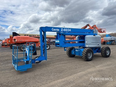 1999 Genie Z-60/34 4WD Dual Fuel Articulating Boom Lift