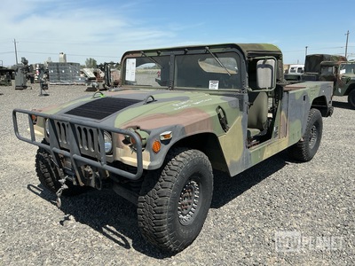 2001 AM General M1097A2 HMMWV 2 Door Soft Top w/Truck Body
