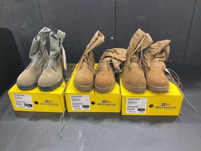 (51) Pairs of Men&rsquo;s Safety Boots & (2) Pairs of Combat Boots