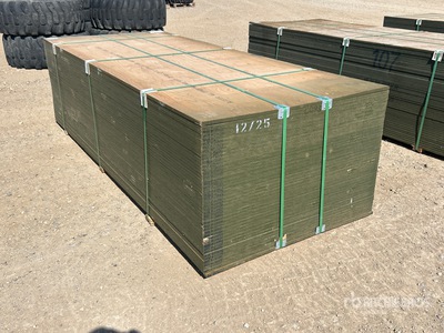 Quantity of (45) x 10 ft x 1 1/16 in MDO Plywood (Unused)