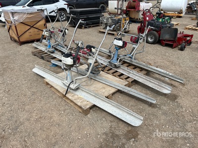 Quantity of (6) 8 ft Concrete screed