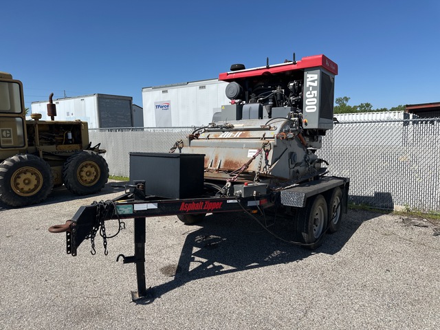 2008 Asphalt Zipper Az500 Cold Planer Attachment w/ T/A Trailer 2008 Asphalt Zipper Az500 Cold Planer Attachment w/ T/A Trailer