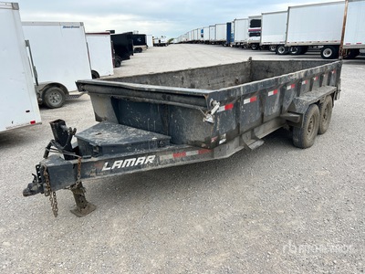 2024 Lamar 16 ft T/A Dump Utility Trailer