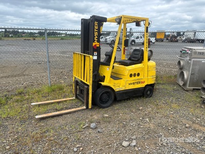 2004 Hyster S50XM 5000 lb Cushion Tire Forklift