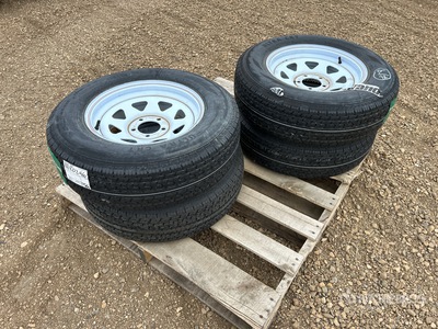 Quantity of (4) Ultra CRT ST205/75R15 Tyres