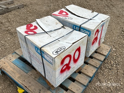 Quantity of (2) Leeson J18M Moteur électrique