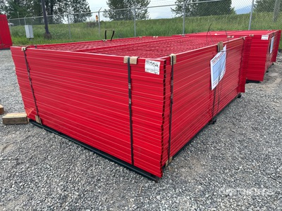 Quantity of (30) Canex 6 ft x 8 ft Powder Coated Ogrodzenie terenu (Unused)